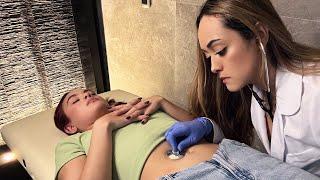 ASMR Abdominal Assessment Detailed Examination Layered Belly Sounds  Soft Spoken Roleplay