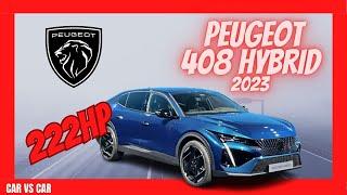 New Peugeot 408 hybrid 225 2023 Video & Specs