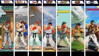 Street Fighter 6  1987 - 2023  Characters Models Evolution  Graphics Comparison