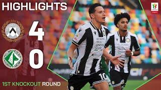 UDINESE-AVELLINO 4-0  HIGHLIGHTS  Udinese cruise to next round  Coppa Italia Frecciarossa 202425