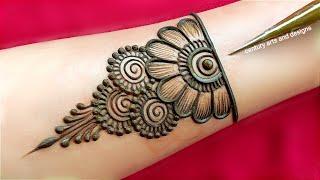 Very beautiful stylish mehndi design  easy arabic mehndi  mehandi design  mehndi design  Mehndi