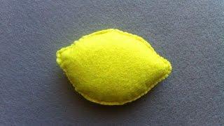 How To Make A Needle Bed Lemon From Felt - DIY Crafts Tutorial - Guidecentral