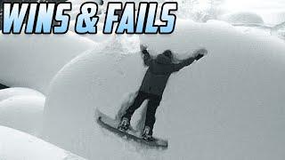 JUST SEND IT - Funny Snowboarding Tricks Wins & Fails