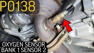 P0138 O2 Sensor Circuit High Voltage Bank 1 Sensor 2  symptoms  Causes  location  solutions