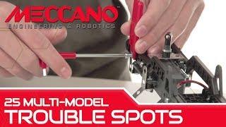 Meccano - 25 MULTI MODEL SET TROUBLE SPOTS