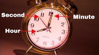 How to tell time with a second hand-Learning the clock