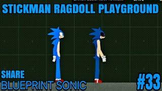 Share Blueprint Sonic 2 Varian TSRPSRP  Stickman Ragdoll Playground #33