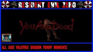 Resident Evil Zero All Jade Valkyrie Dragon Funny Moments