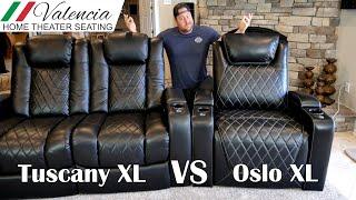 Best BIG and TALL Home Theater Seats Tuscany XL and Oslo XL from Valencia Theater Seating