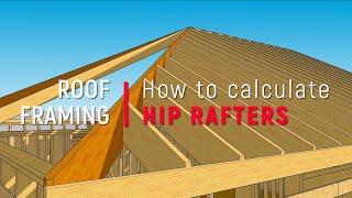 Rafter Calculations for a Hip Roof Hip Rafters and Jack rafters