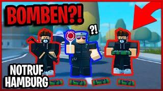 Mit BOMBEN und WAFFEN die POLIZEI in Notruf Hamburg TROLLEN?  Roblox Notruf Hamburg Deutsch