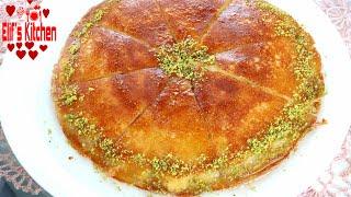 Practical Cheese Stone Kadayif Dessert Recipe from Elifs Kitchen