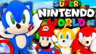 Sonic Goes to Super Nintendo World - Sonic and Friends