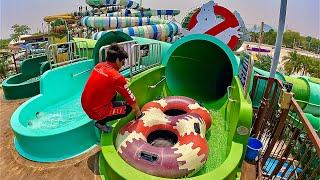 Jungle Themed Water Slide at Columbia Pictures Aquaverse Thailand