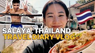 Thailand Salaya Travel Diary Vlog  Kiatphontip gym Mahidol University area Saitaimai night market