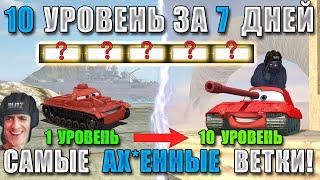 BB#2 ТЫ ПРОКАЧАЕШЬ ЭТИ ВЕТКИ ЗА НЕДЕЛЮ Самые ЛЕГКИЕ и ИМБОВЫЕ ВЕТКИ WoT Blitz