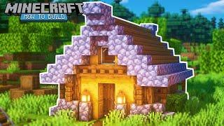Minecraft How to Build a Small Wooden House  Small Wooden House Tutorial