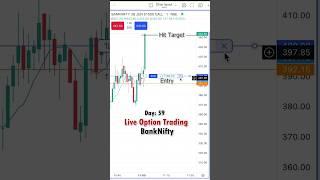 Live Option Buying Banknifty Scalping trading day 59