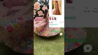 Wedding Lehenga Price On Meesho  #viral #shorts #weddinglehenga #indianlehenga #meeshohaul