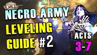 POE 3.18 Builds - Necro Army Leveling Guide - PART 2  League Starter for Beginners  Sentinel