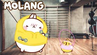 Molang and Piu Piu  Work out Routine 