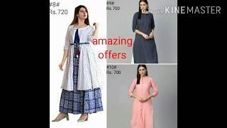 Latest Kurtis collection offer ends soon