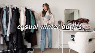 CASUAL WINTER OUTFITS ️  winter lookbook cute and warm outfit ideas