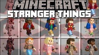 Minecraft STRANGER THINGS MOD  KILL THE DEMOGORGON AND GET OUT OF THE UPSIDE DOWN Minecraft
