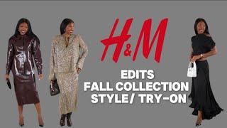 H&M AUTUMN EDITS COLLECTION LAUNCH 2024 TRY-ON HAUL AND STLYING