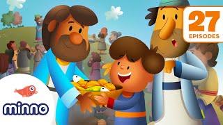  27 AWESOME Bible Story Cartoons  Over 2 Hours of Bible Stories for Kids