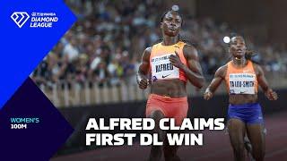 Julien Alfred claims first ever Diamond League win in Monaco 100m - Wanda Diamond League 2024