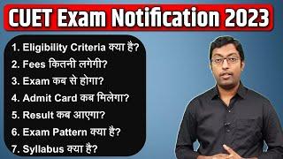 CUET Notification 2023  Exam Date Exam Pattern & Syllaus Full Detail in Hindi  Guru Chakachak