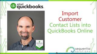 Import Customer Contact Lists into QuickBooks Online