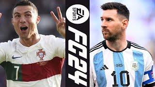 FC 24 - Argentina vs Portugal  Messi vs Ronaldo  Friendly xbox x ™ 4K60