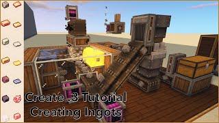 Create .3 Tutorial Episode 4 Crafting ingots ore doubling and auto mining