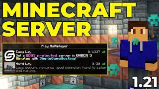 How To Make a Minecraft Server 1.21
