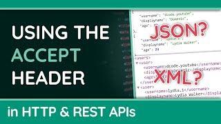 Using the Accept Request Header in RESTful APIs - HTTPWeb Tutorial