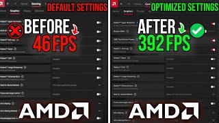 AMD RADEON SETTINGS BEST AMD SETTINGS To Boost FPS For Gaming - NEW & IMPROVED Tweaks 2024