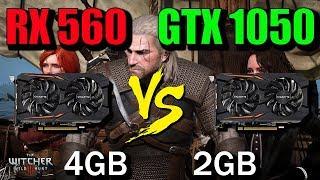 RX 560 4GB vs GTX 1050 Gaming Benchmark
