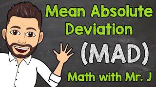 Mean Absolute Deviation MAD  Math with Mr. J