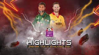 Bangladesh vs Zimbabwe Highlights  2nd T20i  Zimbabwe tour of Bangladesh 2024