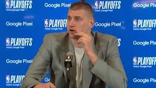 Nikola Jokic Is The Happiest Man In The World After Being Asked A Question In Serbian 