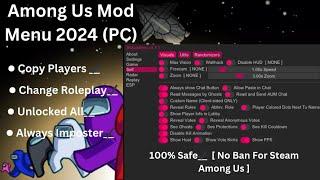 Among Us Mod Menu 2024 PC 100% Safe️