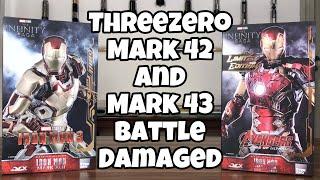 ENG SUB Threezero Iron Man Mark 42 & 43 Battle Damaged