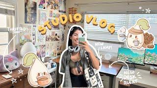 STUDIO VLOG  A long awaited studio glow up with Branch & LOTS of drawing and chatting ofc