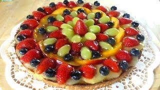 Crostata alla Frutta con Crema Pasticcera