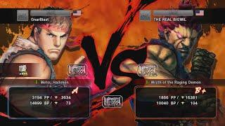 USF4 GnarBlast Ryu vs. THE REAL BIGWIL Akuma Ranked Match