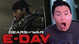 *HES BACK?* Gears of War E-Day - Official Trailer REACTION