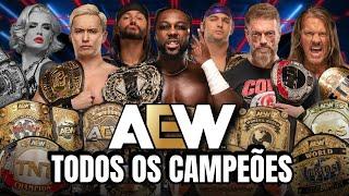 CAMPEÕES DE TODOS OS TÍTULOS DA AEW 2019-2024