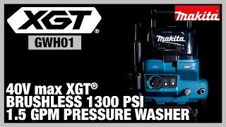 40V max XGT® 1300 PSI 1.5 GPM Pressure Washer GWH01